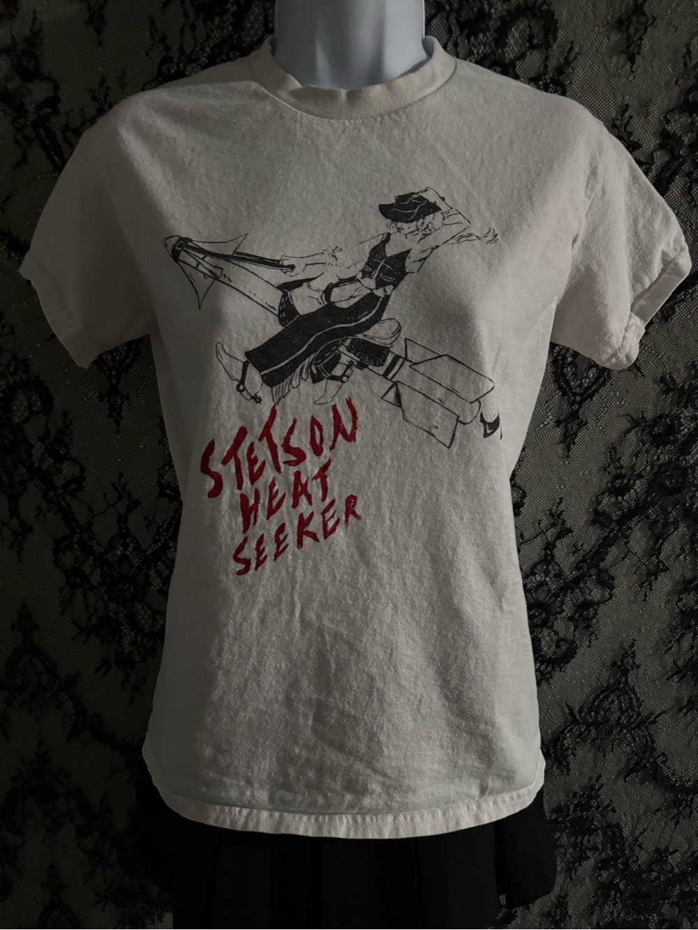 Stetson Heat Seeker White Graphic Tee - Women